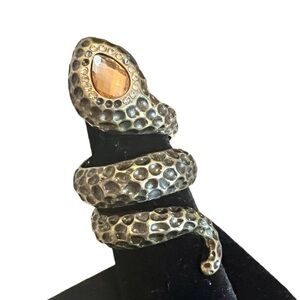 Metal Snake Ring Size 6